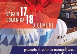 Sabato 17 e domenica 18 dicembre voli in mongolfiera dal parco-museo